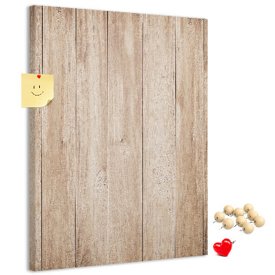 Tableau en liège déco Motif naturel de planches de bois en arrière-plan