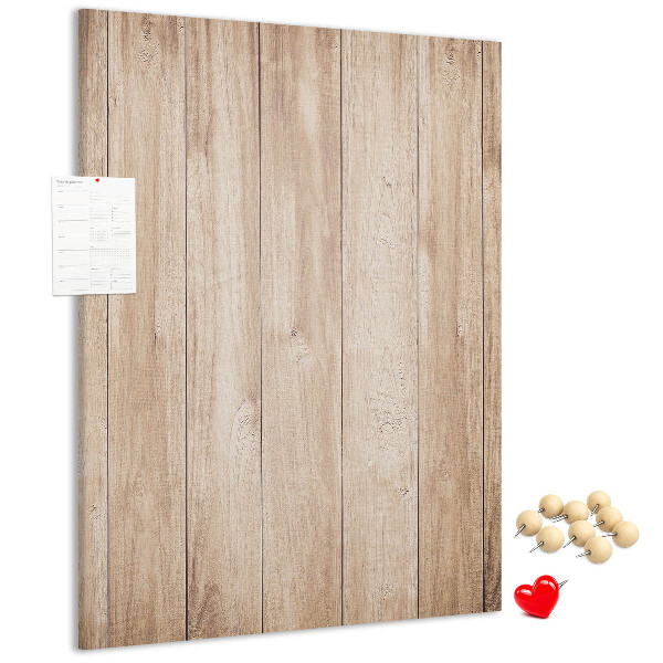 Tableau en liège déco Motif naturel de planches de bois en arrière-plan