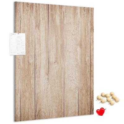 Tableau en liège déco Motif naturel de planches de bois en arrière-plan