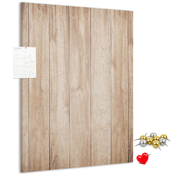 Tableau en liège déco Motif naturel de planches de bois en arrière-plan
