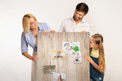 Tableau en liège déco Motif naturel de planches de bois en arrière-plan