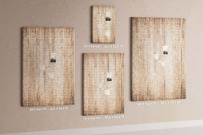 Tableau en liège déco Motif naturel de planches de bois en arrière-plan