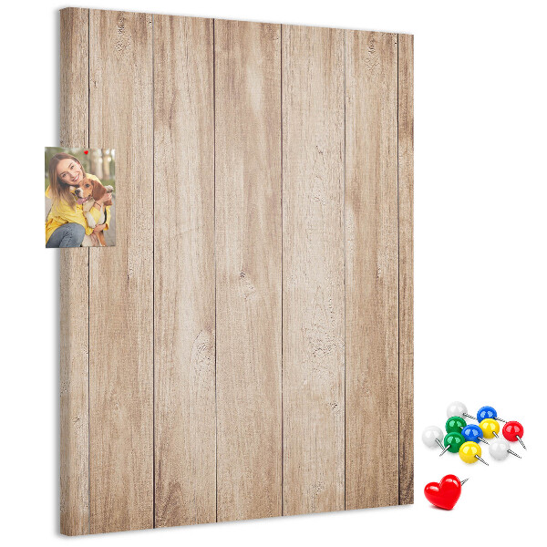 Tableau en liège déco Motif naturel de planches de bois en arrière-plan