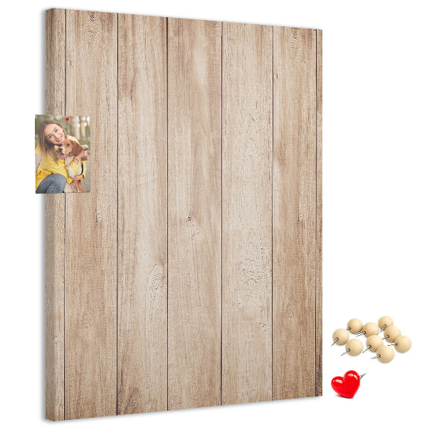 Tableau en liège déco Motif naturel de planches de bois en arrière-plan