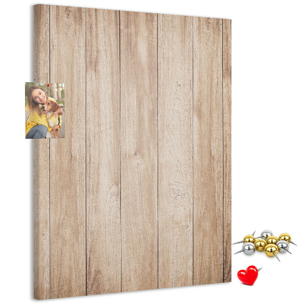 Tableau en liège déco Motif naturel de planches de bois en arrière-plan