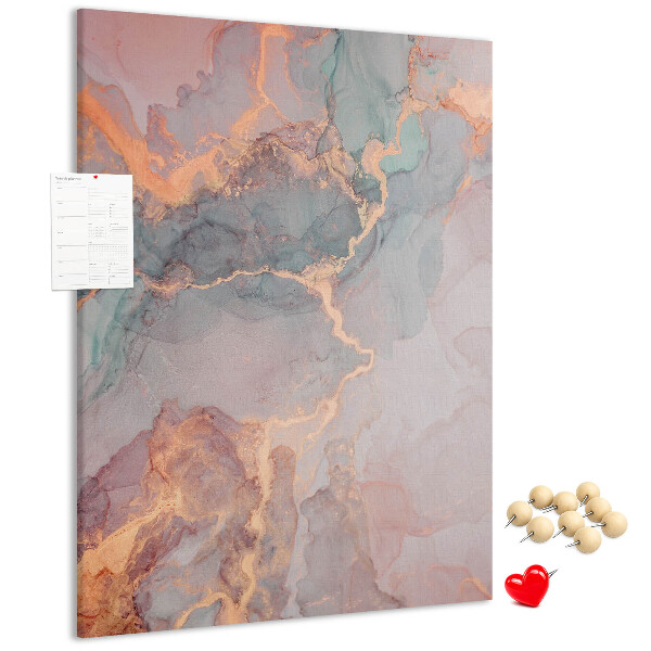 Tableau de liège Motif abstrait aux nervures délicates