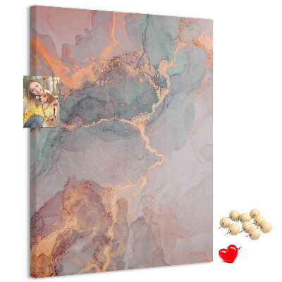 Tableau de liège Motif abstrait aux nervures délicates