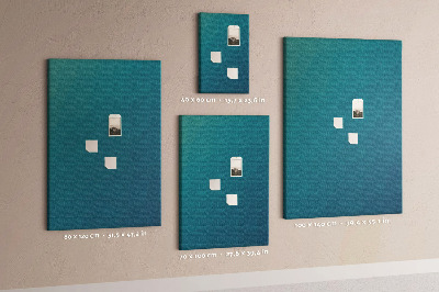 Tableau en liège déco Nuances géométriques de bleu en arrière-plan