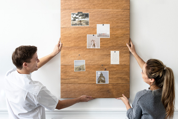 Tableau en liège déco Bois naturel aux teintes chaudes