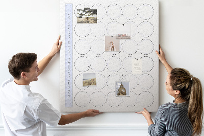Tableau en liège déco Défi de 30 jours avec espace pour les notes