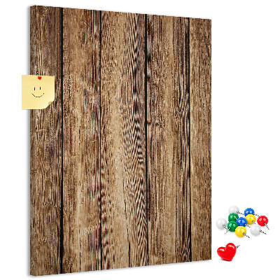 Tableau en liège fantaisie Fond texturé en bois naturel