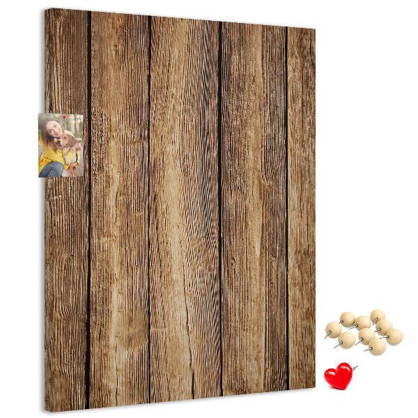 Tableau en liège fantaisie Fond texturé en bois naturel