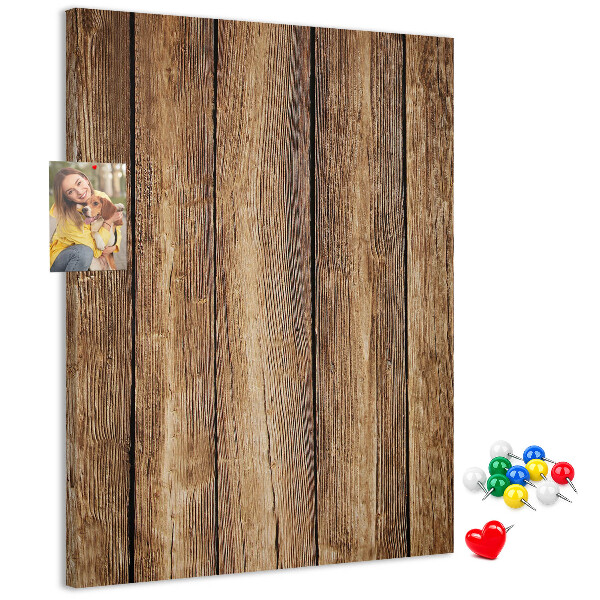 Tableau en liège fantaisie Fond texturé en bois naturel