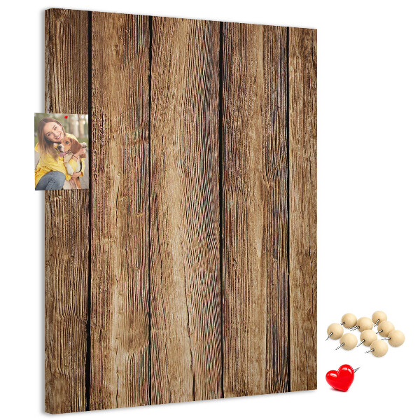 Tableau en liège fantaisie Fond texturé en bois naturel