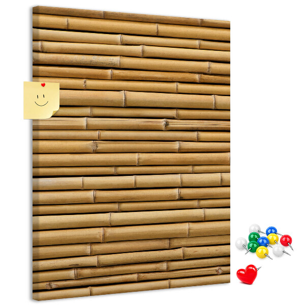 Tableau de liège Planches en bambou naturel aux teintes chaudes