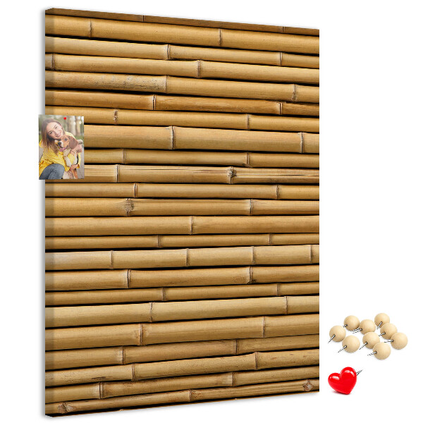 Tableau de liège Planches en bambou naturel aux teintes chaudes
