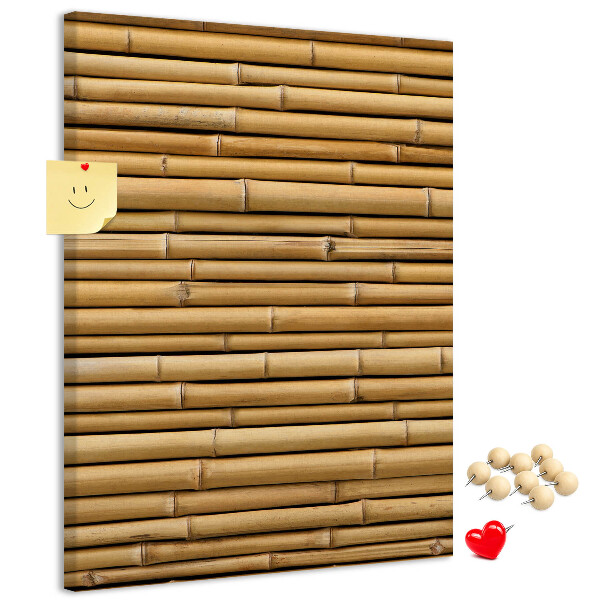 Tableau de liège Planches en bambou naturel aux teintes chaudes