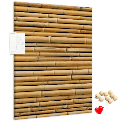 Tableau de liège Planches en bambou naturel aux teintes chaudes