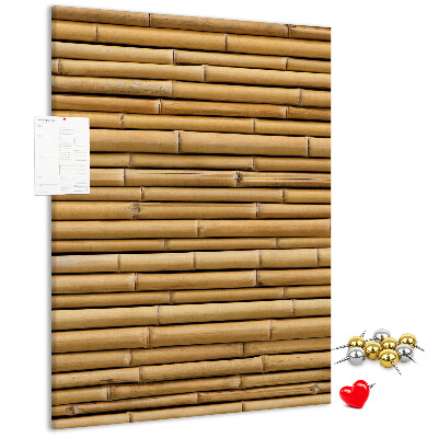 Tableau de liège Planches en bambou naturel aux teintes chaudes