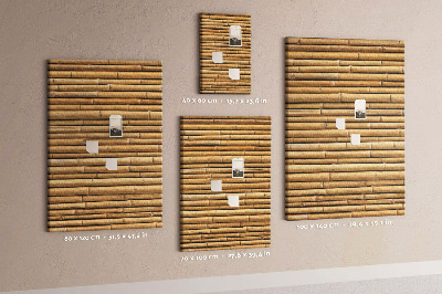 Tableau de liège Planches en bambou naturel aux teintes chaudes