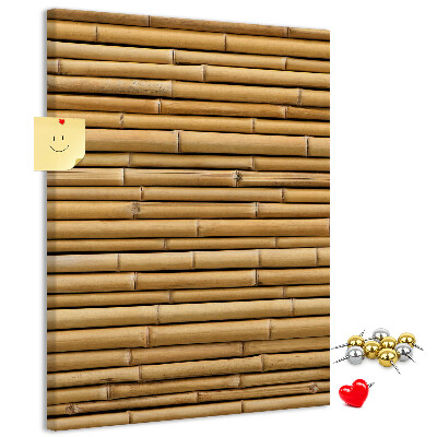 Tableau de liège Planches en bambou naturel aux teintes chaudes