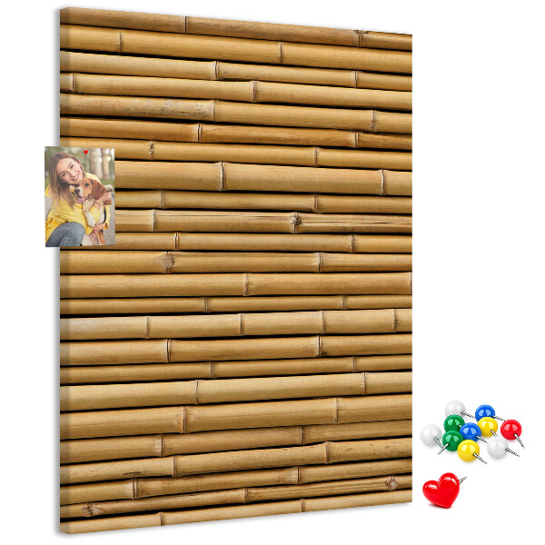 Tableau de liège Planches en bambou naturel aux teintes chaudes