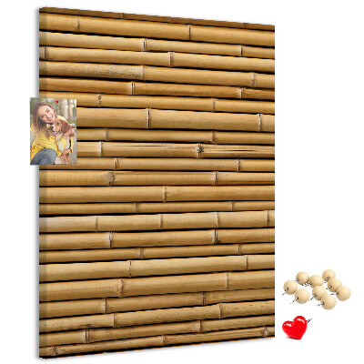 Tableau de liège Planches en bambou naturel aux teintes chaudes