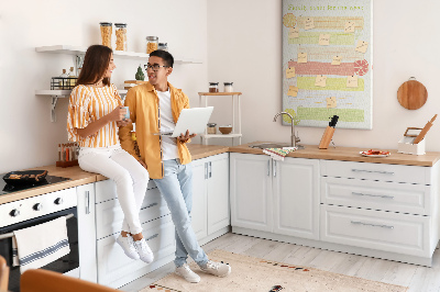 Tableau en liège fantaisie Un menu hebdomadaire coloré pour votre famille
