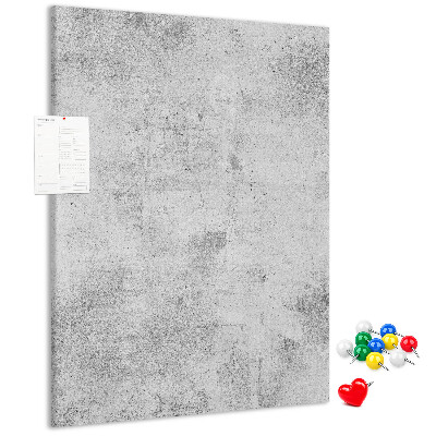 Tableau de liège Gris minimaliste avec une texture de béton