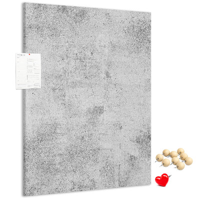 Tableau de liège Gris minimaliste avec une texture de béton