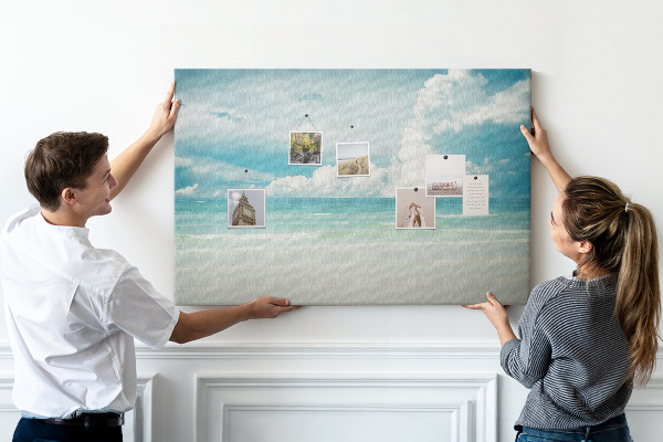 Tableau en liège Mer calme sous un ciel bleu