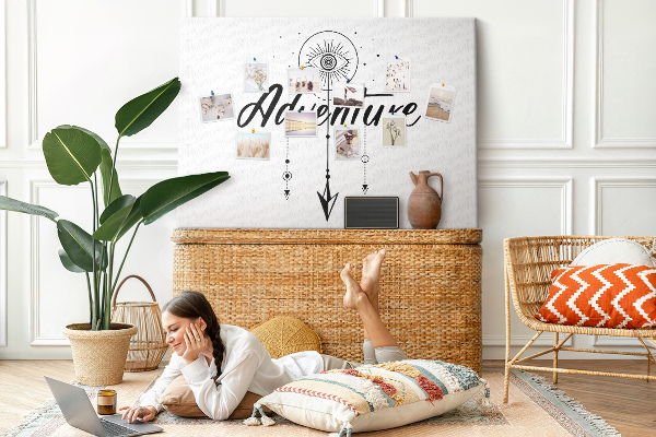 Tableau affichage liège L'aventure du symbole de l'œil et de la flèche