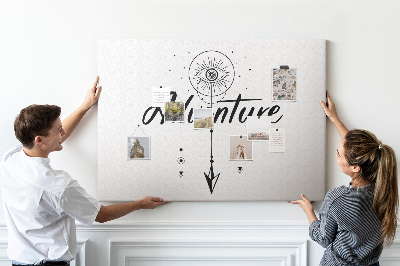 Tableau affichage liège L'aventure du symbole de l'œil et de la flèche