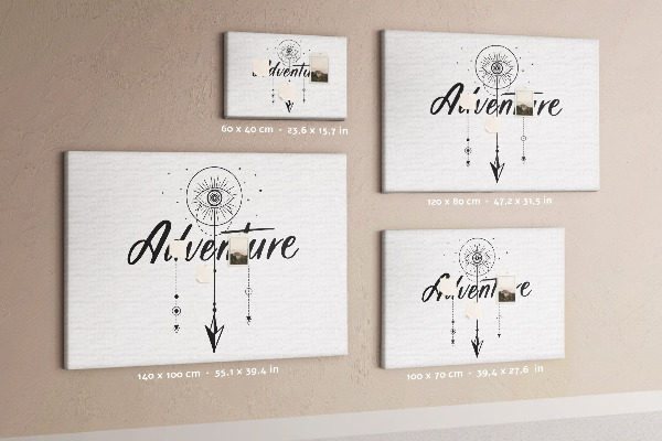 Tableau affichage liège L'aventure du symbole de l'œil et de la flèche