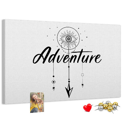 Tableau affichage liège L'aventure du symbole de l'œil et de la flèche