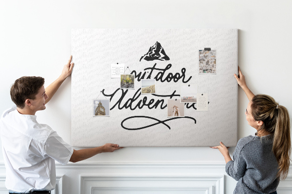 Tableau de liège Aventure en plein air en montagne