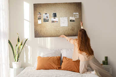 Tableau affichage liège Carte ancienne avec points marqués