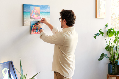 Tableau en liège Une jetée tranquille dans un paradis tropical