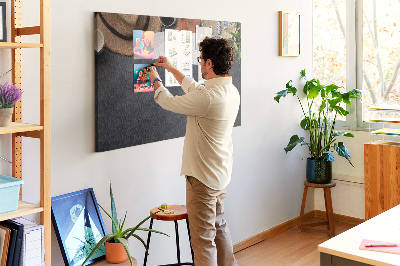 Tableau de liège Ambiance estivale avec accessoires de plage.