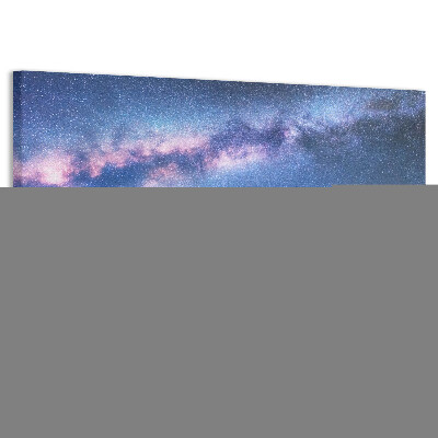Tableau affichage liège Ciel nocturne au-dessus d'un paysage montagneux