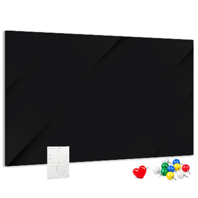Tableau en liège Tableau noir avec épingles colorées