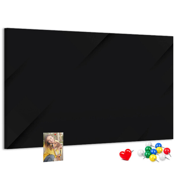 Tableau en liège Tableau noir avec épingles colorées