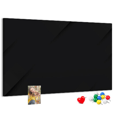 Tableau en liège Tableau noir avec épingles colorées