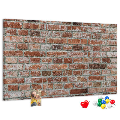 Tableau de liège Mur en briques avec finition naturelle
