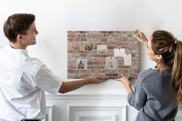 Tableau de liège Mur en briques avec finition naturelle