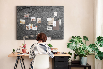 Tableau affichage liège Texture de pierre dans des tons de gris
