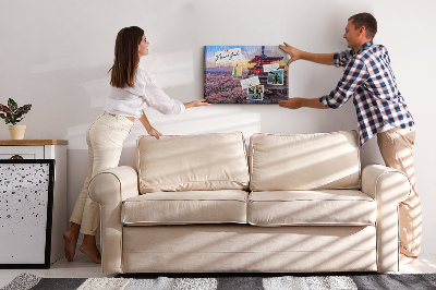 Tableau affichage liège Paysage printanier avec le mont Fuji