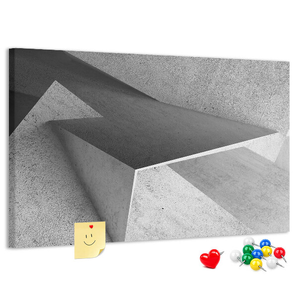 Tableau affichage liège Formes géométriques dans un style minimaliste
