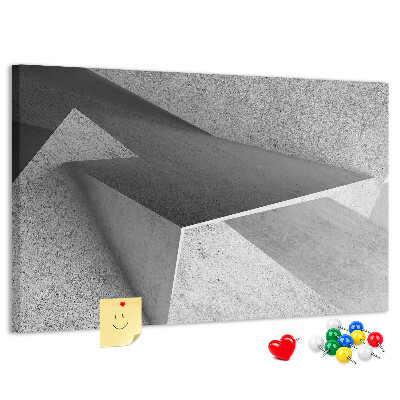 Tableau affichage liège Formes géométriques dans un style minimaliste