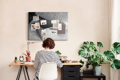 Tableau affichage liège Formes géométriques dans un style minimaliste